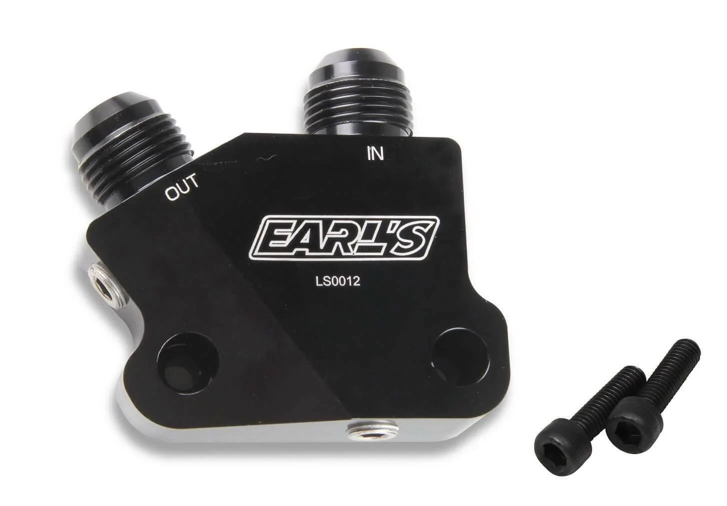 Earls LS Side Mount Oil Cooler Adapter - LS0012ERL
